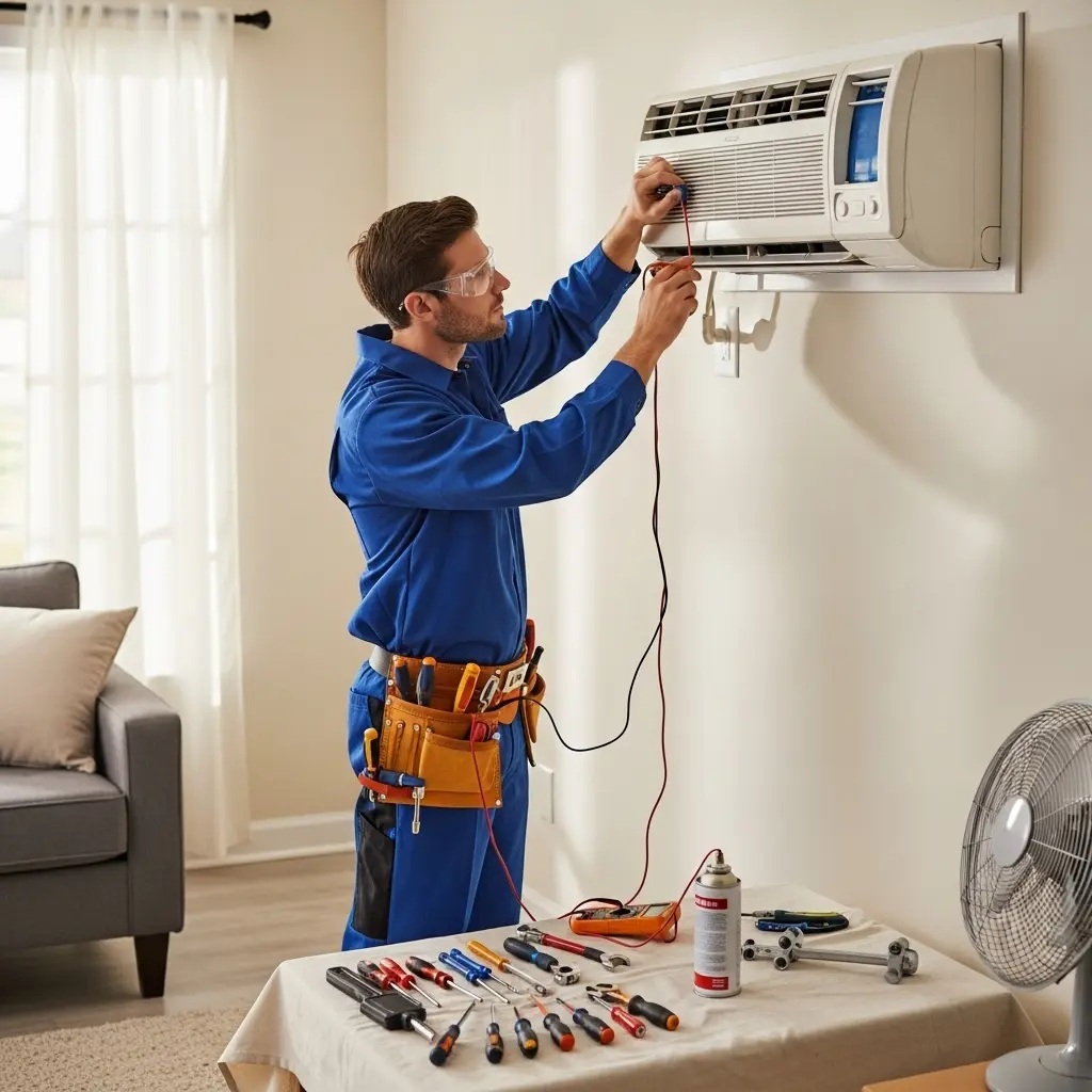 Alaşehir Termikel Termikel klima gaz dolumu ve bakım – Enerji verimliliği artırıldı. - Teknik servis örneği